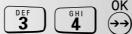 SIEMENS GIGASET 3015 CLASSIC - Appuyer sur les touches : - 6
