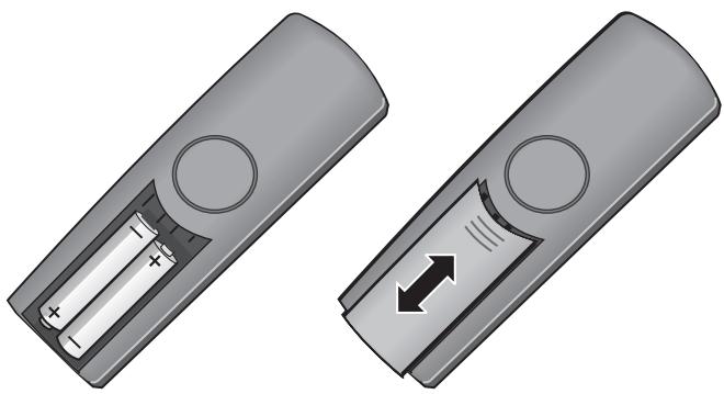 SIEMENS GIGASET 3015 CLASSIC - Insérer les batteries - 2