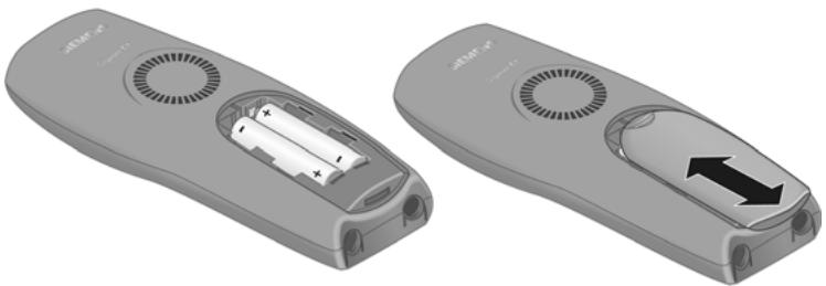 SIEMENS GIGASET C1 - Mettre les batteries en place - 1