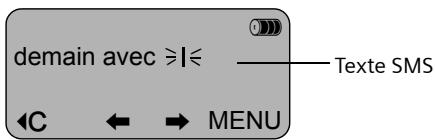 SIEMENS GIGASET C150 - Ecrire des SMS - 1