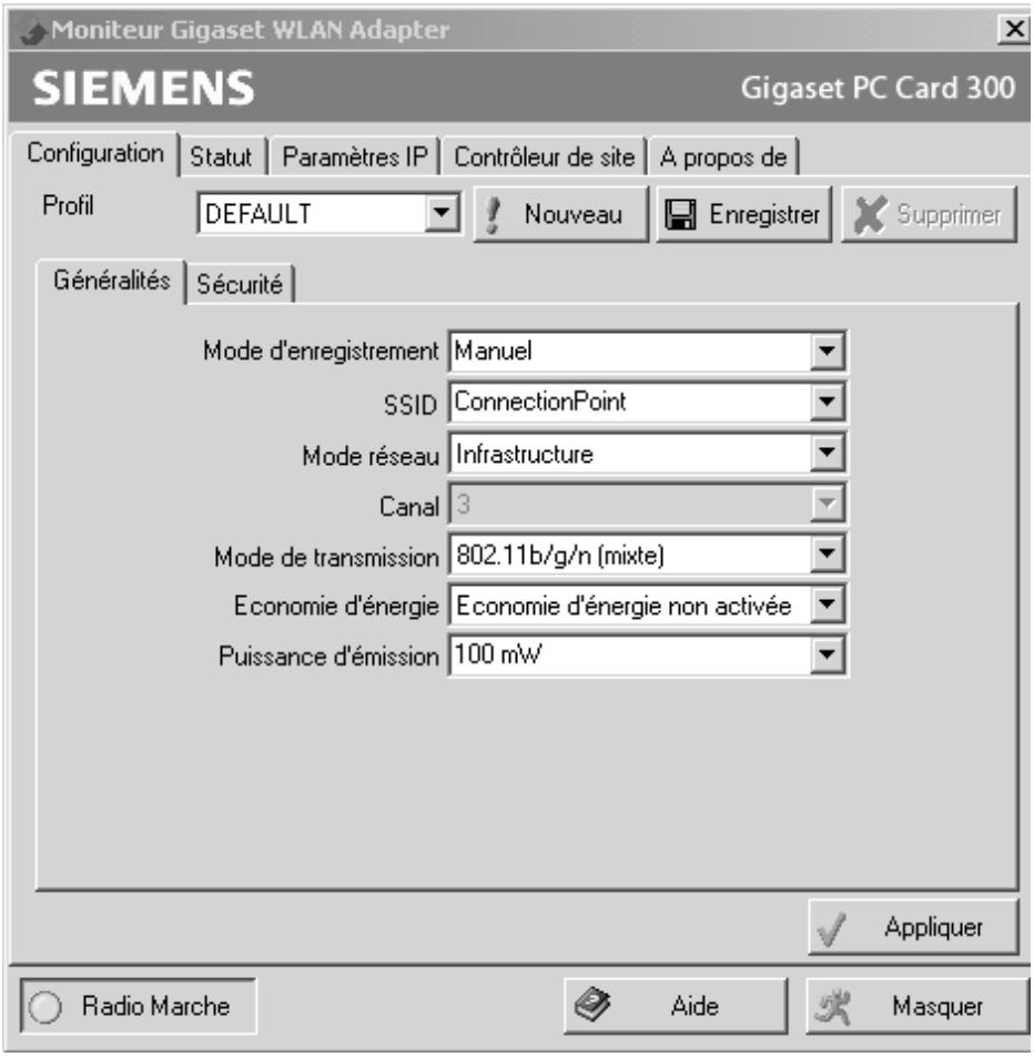 SIEMENS GIGASET PC CARD 300 - Remarque : - 1