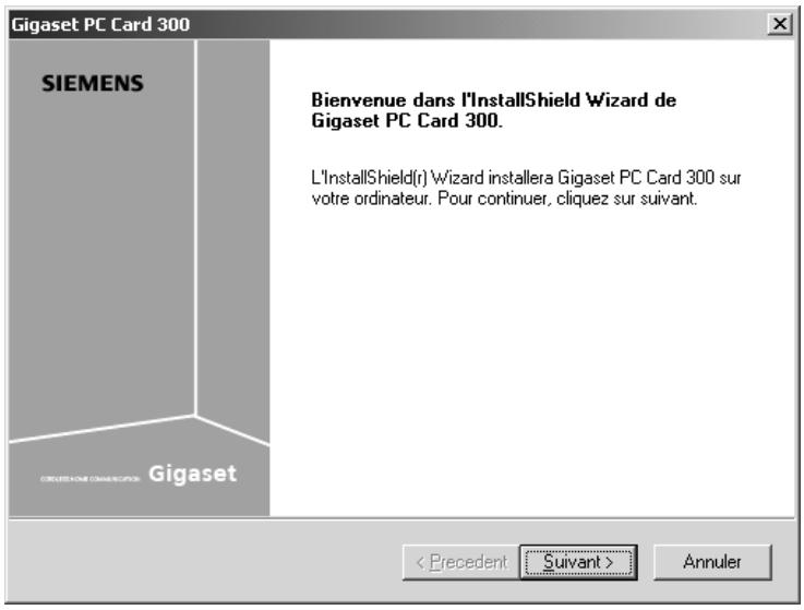 SIEMENS GIGASET PC CARD 300 - Remarque : - 1