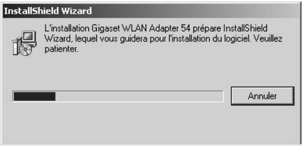 SIEMENS GIGASET PC CARD 54 - Sélectionnez installation. - 1
