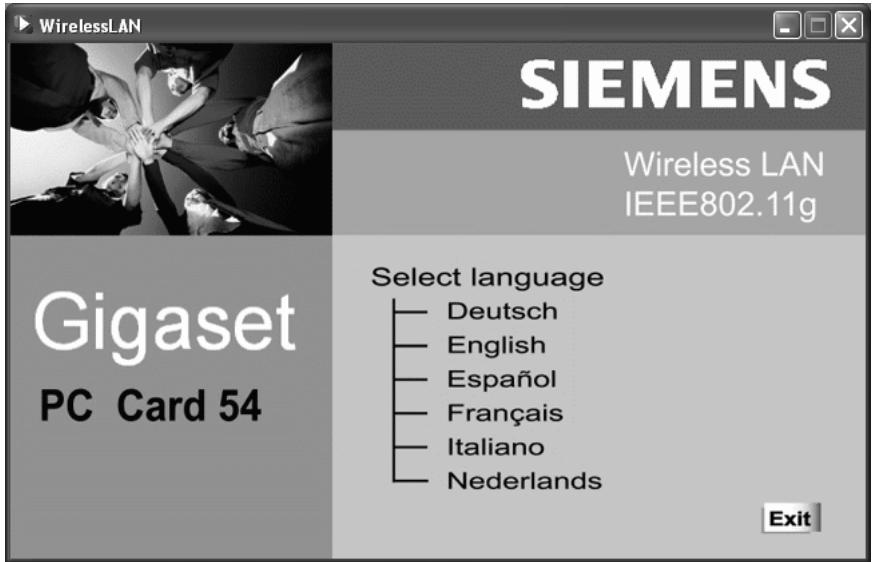 SIEMENS GIGASET PC CARD 54 - Sélectionnez installation. - 8