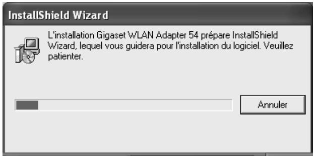 SIEMENS GIGASET PC CARD 54 - Sélectionnez installation. - 1