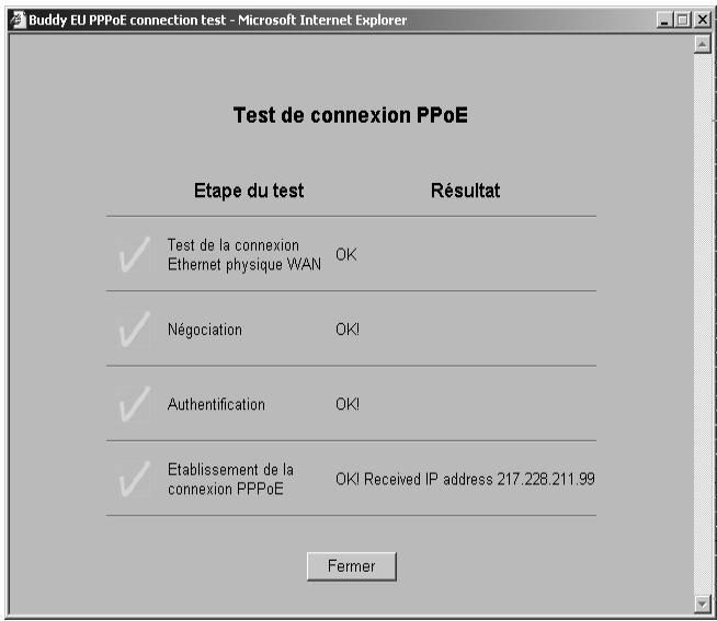 SIEMENS GIGASET SE505 DSL & CABLE - Etape 3 / 3 : Tester vos réglages - 1