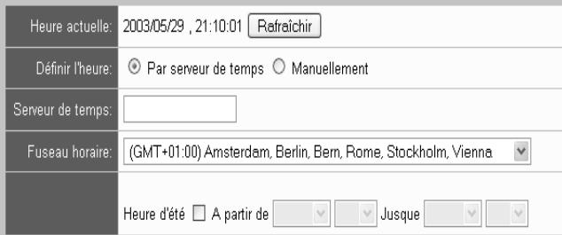 SIEMENS GIGASET SE505 DSL & CABLE - Heure - 1