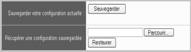 SIEMENS GIGASET SE505 DSL & CABLE - Sauvegarde et restauration - 1