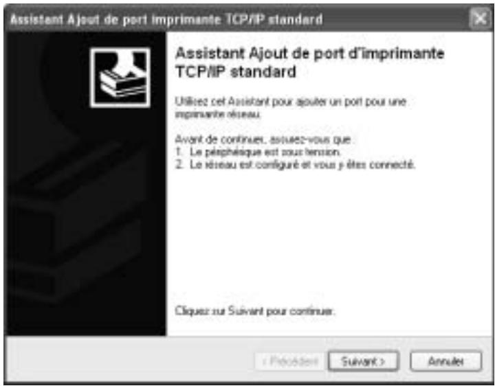 SIEMENS GIGASET SE551 DSL/CABLE - Installation d'un port imprimante TCP/IP standard sous Windows XP/2000 - 5