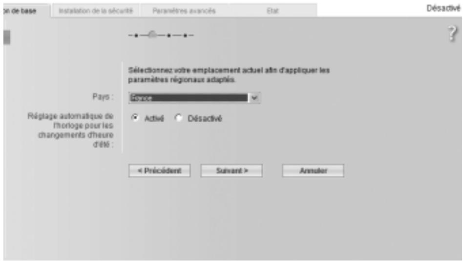 SIEMENS GIGASET SE551 DSL/CABLE - Options régionales - 1