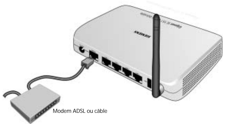 SIEMENS GIGASET SE551 DSL/CABLE - Sur le modem ADSL ou câble - 1