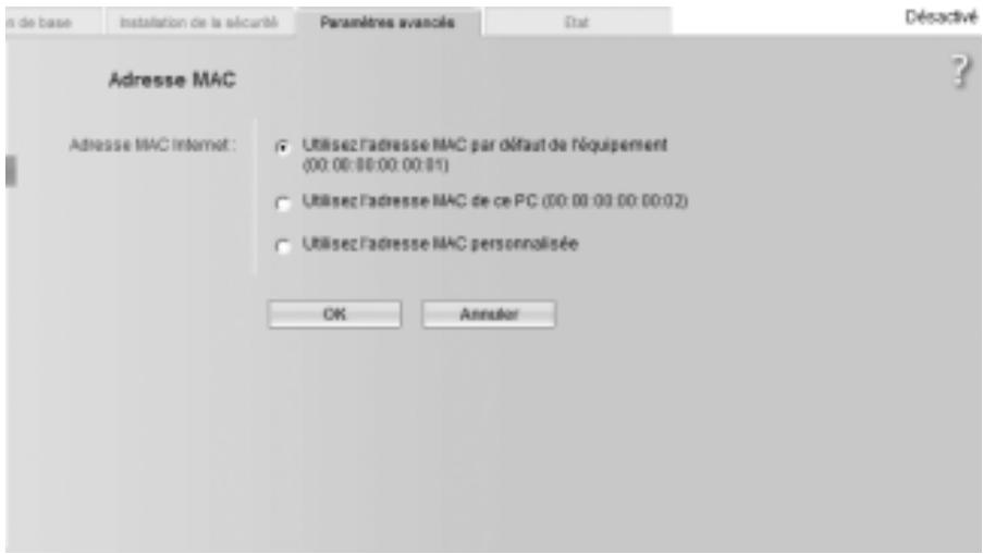 SIEMENS GIGASET SE551 DSL/CABLE - Adresse MAC - 1