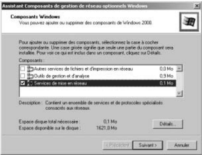 SIEMENS GIGASET SE551 DSL/CABLE - Configuration réseau avec Windows 2000 - 2