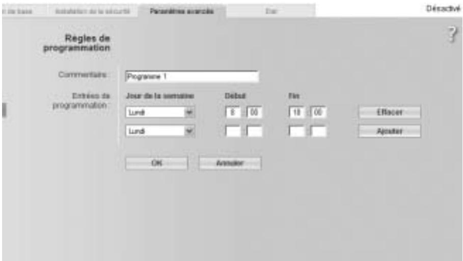 SIEMENS GIGASET SE551 DSL/CABLE - Règles de programmation - 1