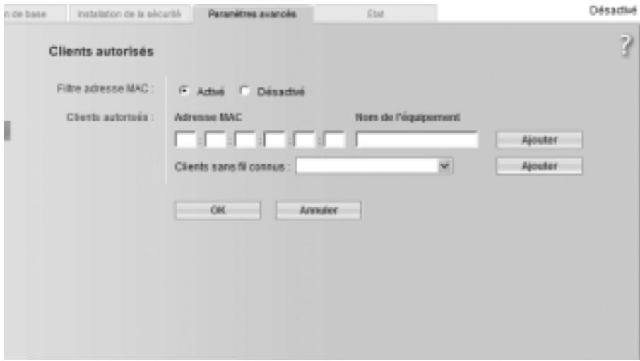 SIEMENS GIGASET SE551 DSL/CABLE - Clients autorisés - 1