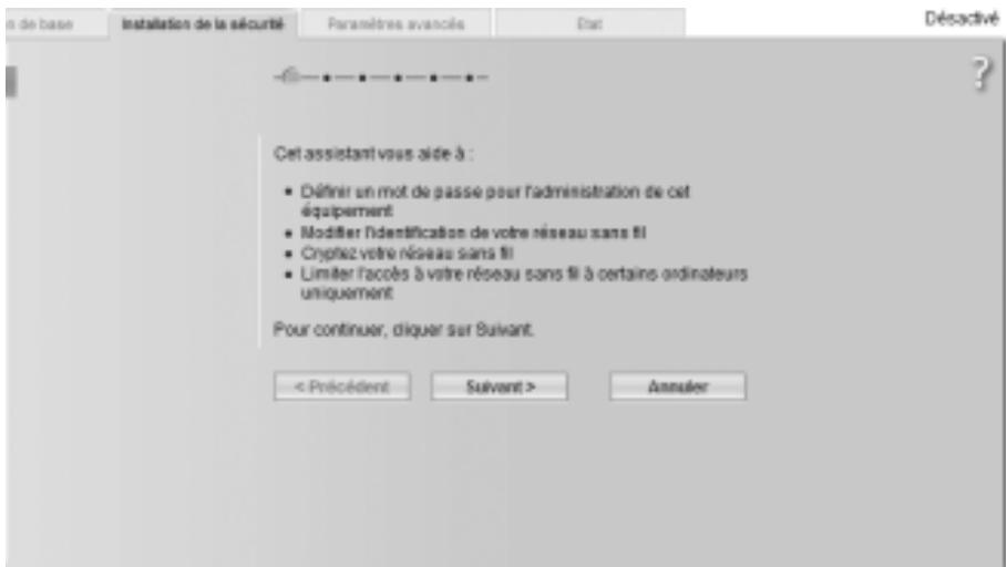 SIEMENS GIGASET SE551 DSL/CABLE - Réglages de sécurité - 1