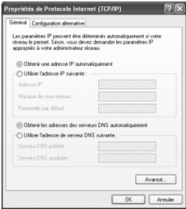 SIEMENS GIGASET SE551 DSL/CABLE - Paramètres TCP/IP - 3