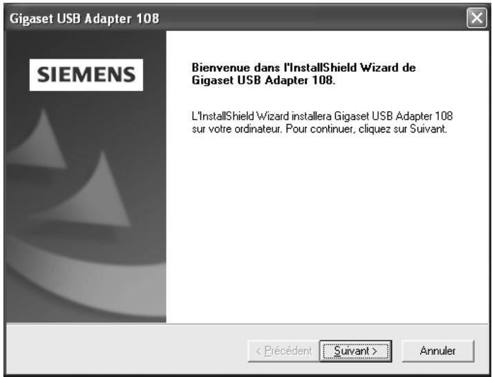 SIEMENS GIGASET USB ADAPTER 108 - Remarque : - 1