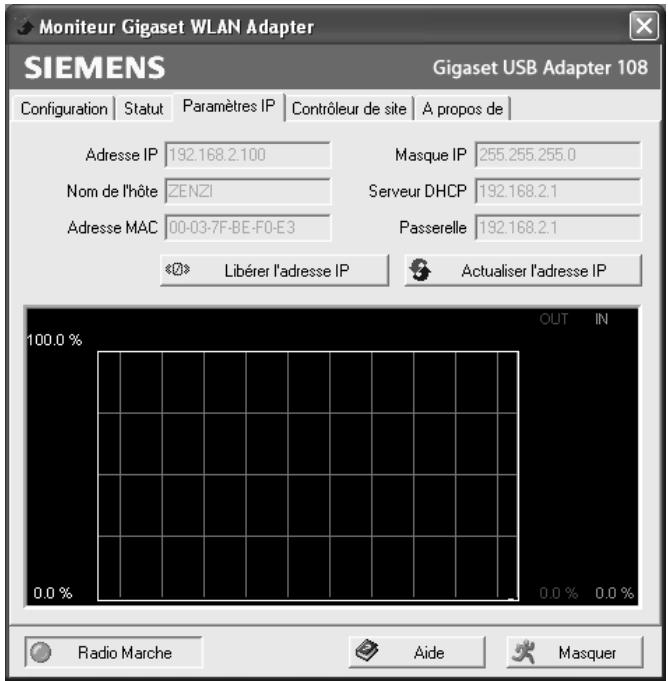 SIEMENS GIGASET USB ADAPTER 108 - Paramètres IP - 1