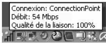 SIEMENS GIGASET USB ADAPTER 54 - Affichage de l'info-bulle associée à la liaison - 1