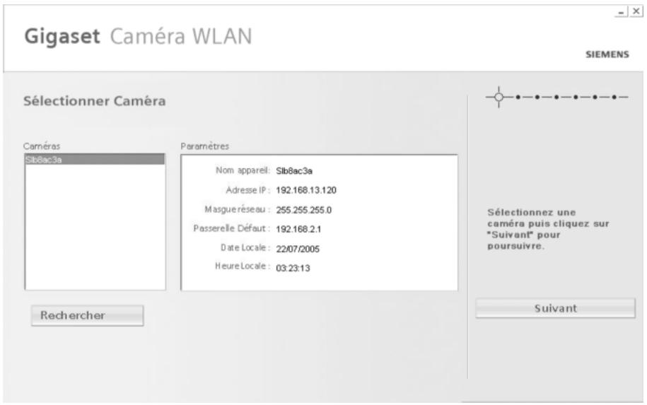 SIEMENS GIGASET WLAN CAMERA - Configuration de base - 1