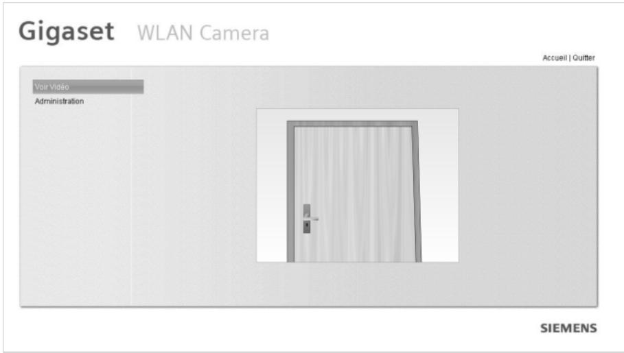 SIEMENS GIGASET WLAN CAMERA - Visualisation sur votre réseau local (LAN) - 2
