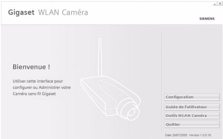 SIEMENS GIGASET WLAN CAMERA - Procédure de configuration - 1