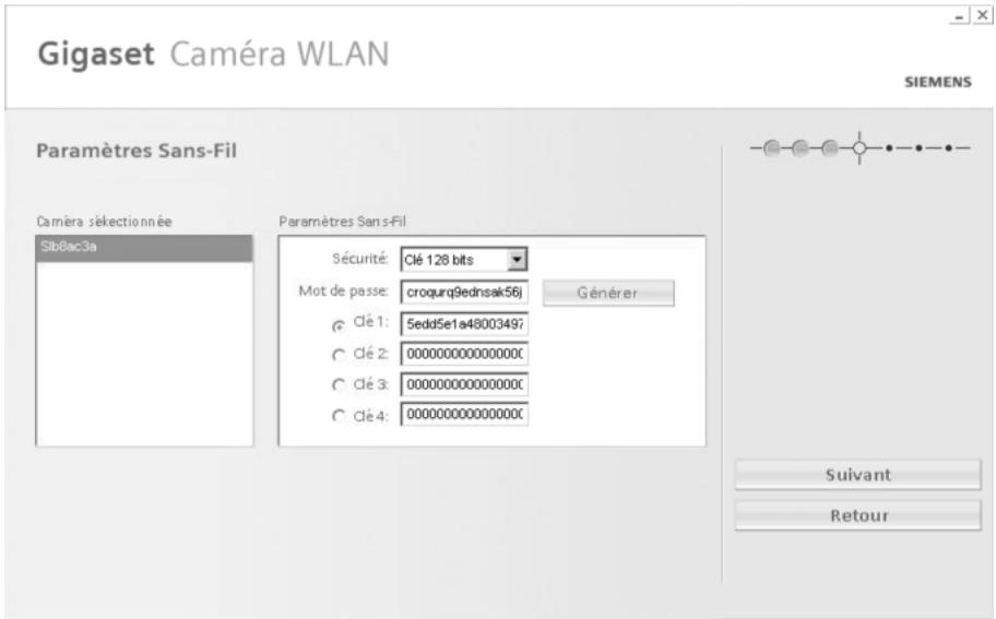 SIEMENS GIGASET WLAN CAMERA - Cryptage WLAN - 1