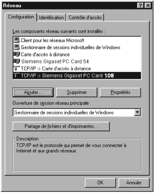 SIEMENS GIGASET WLAN REPEATER 108 - Installation du protocole TCP/IP - 4