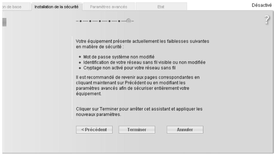 SIEMENS GIGASET WLAN REPEATER 108 - Enregistrement des paramètres - 1