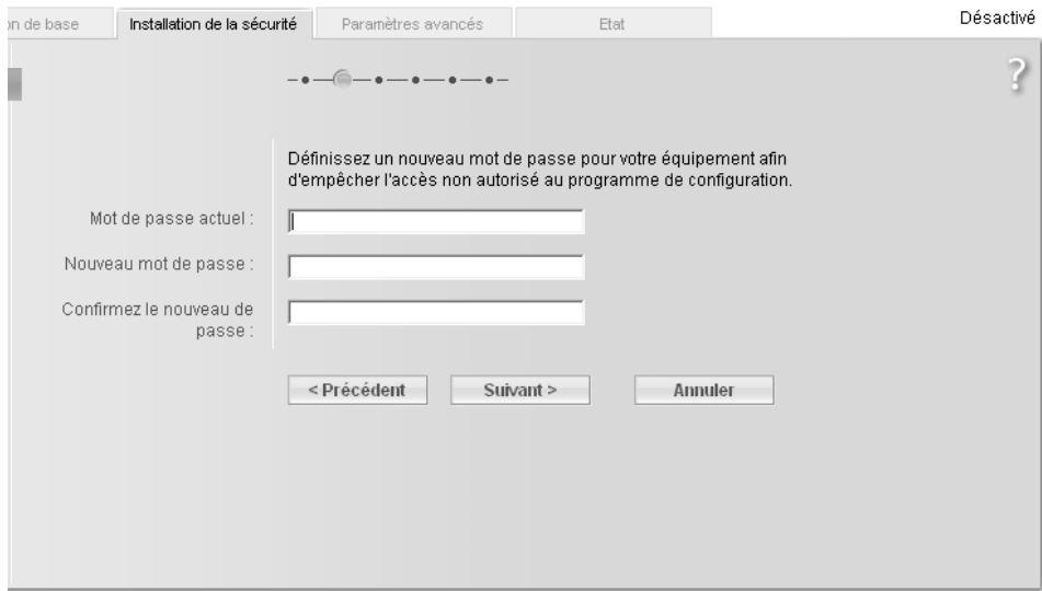 SIEMENS GIGASET WLAN REPEATER 108 - Modification du mot de passe système - 1
