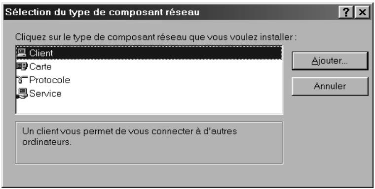 SIEMENS GIGASET SE515 DSL - Configuration d'un ordinateur comme client pour les réseaux microsoft - 1