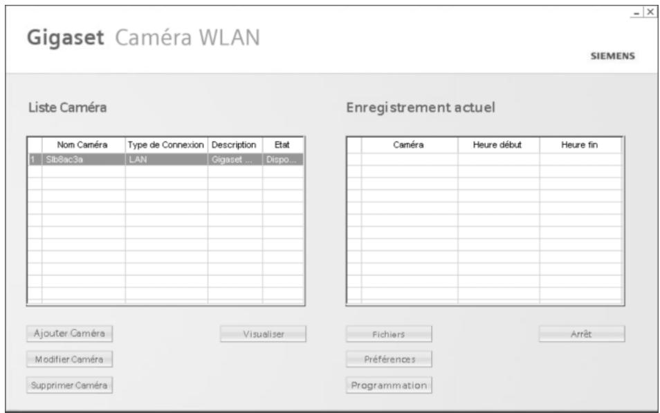 SIEMENS GIGASET WLAN CAMERA - Écran principal - 1