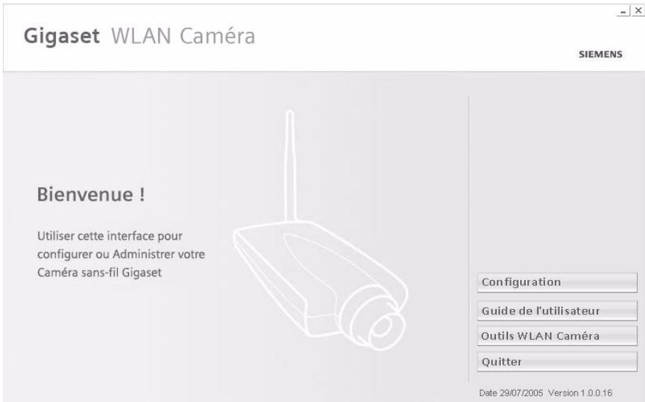 SIEMENS GIGASET WLAN CAMERA - Procédure de configuration - 1