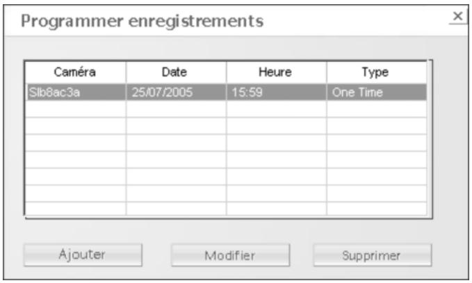 SIEMENS GIGASET WLAN CAMERA - Enregistrements programmes - 1