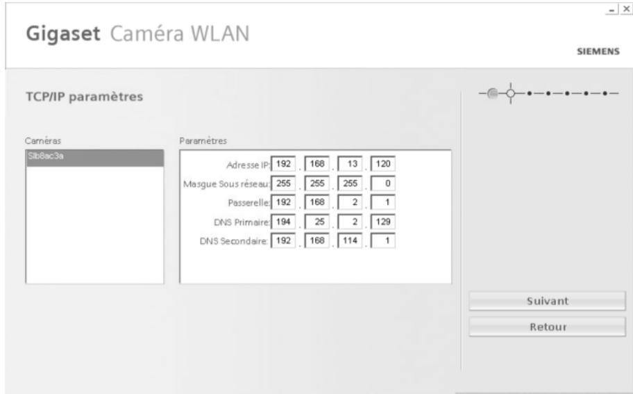 SIEMENS GIGASET WLAN CAMERA - Configuration de base - 4