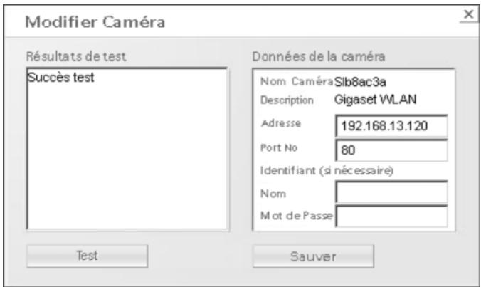 SIEMENS GIGASET WLAN CAMERA - Modification d'une alarme existante - 1