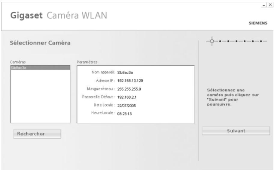 SIEMENS GIGASET WLAN CAMERA - Configuration de base - 1