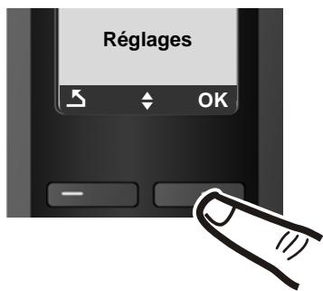 SIEMENS GIGASET A585 - Réglage de la date et de l'heure - 3