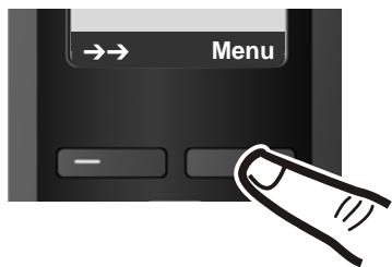 SIEMENS GIGASET A585 - Réglage de la date et de l'heure - 1