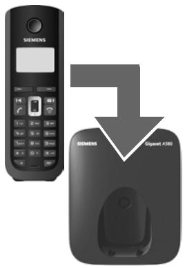 SIEMENS GIGASET A585 - Premier cycle de charge et décharge de la batterie - 1