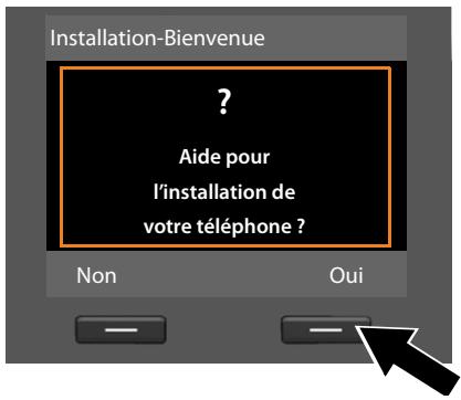 SIEMENS GIGASET DX800A - Mise en service de la base - assistant d'installation - 1