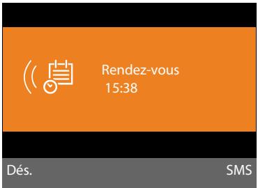 SIEMENS GIGASET DX800A - Signalisation des rendez-vous et anniversaires - 1