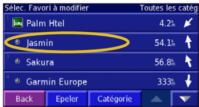 GARMIN BMW MOTORRAD NAVIGATOR III PLUS - Modification de positions enregistrées - 2