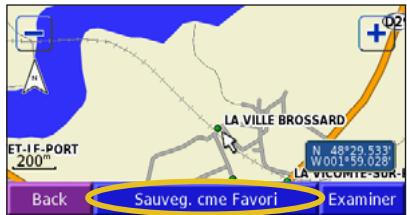 GARMIN BMW MOTORRAD NAVIGATOR III PLUS - Recherche de coordonnées sur la carte - 1