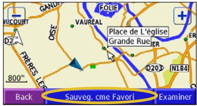 GARMIN BMW MOTORRAD NAVIGATOR III PLUS - Enregistrement de votre position actuelle - 1