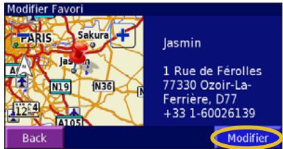 GARMIN BMW MOTORRAD NAVIGATOR III PLUS - Modification de positions enregistrées - 3