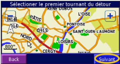 GARMIN BMW MOTORRAD NAVIGATOR III PLUS - Pour créer des contournements personnalisés : - 1