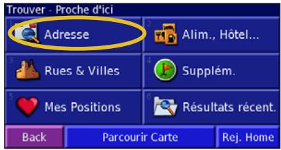 GARMIN BMW MOTORRAD NAVIGATOR III PLUS - Recherche d'une adresse - 2