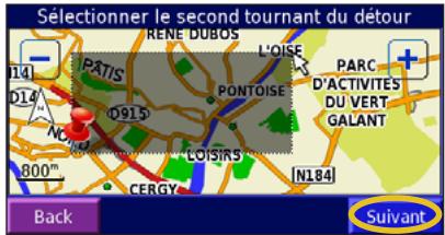 GARMIN BMW MOTORRAD NAVIGATOR III PLUS - Pour créer des contournements personnalisés : - 2